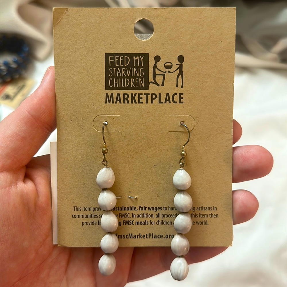 Brand new fair trade earrings